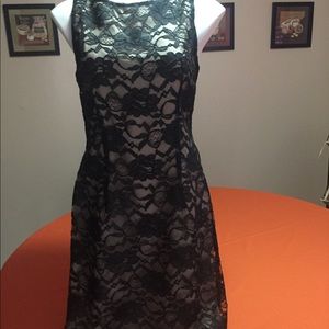 Maggy London lace &lined dress